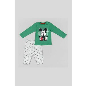 zippy pijamale de bumbac pentru copii culoarea verde, modelator imagine