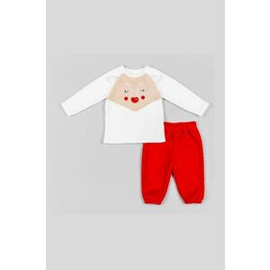 zippy pijama copii culoarea rosu, cu imprimeu imagine