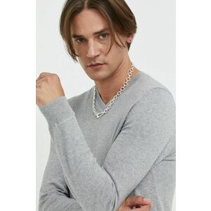 Superdry pulover barbati, culoarea gri, light imagine