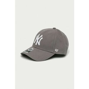 47brand șapcă MLB New York Yankees culoarea gri, cu imprimeu B-MVPSP17WBP-DY imagine