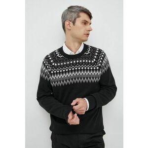 GAP pulover de bumbac barbati, culoarea negru, imagine