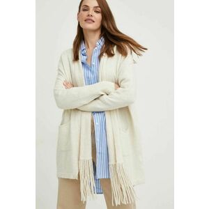 Answear Lab cardigan de lana femei, culoarea alb, light imagine