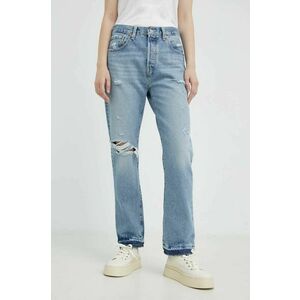 Levi's jeansi 501 Crop femei , high waist imagine