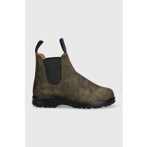 Blundstone ghete chelsea de piele 2242 femei, culoarea maro, cu toc plat, izolare usoara imagine