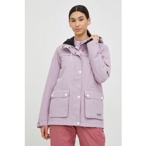 Colourwear geaca de schi Ida culoarea violet imagine
