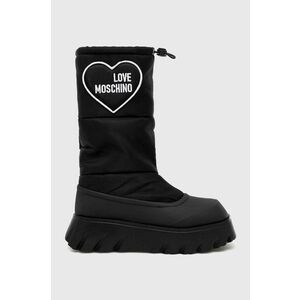 Love Moschino cizme de iarna culoarea negru imagine