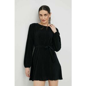 Abercrombie & Fitch rochie culoarea negru, mini, oversize imagine