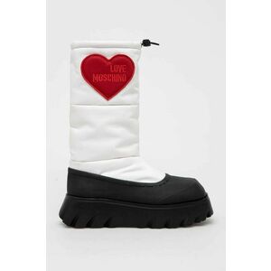 Love Moschino cizme de iarna culoarea alb imagine
