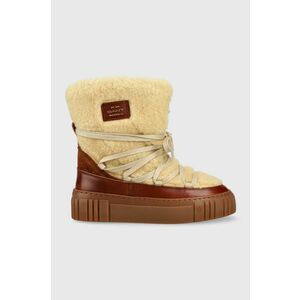 Gant cizme de iarna Snowmont culoarea maro imagine