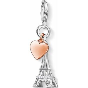 Thomas Sabo Brelocuri 'Eiffelturm' auriu - roz / argintiu imagine