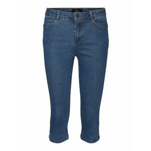VERO MODA Jeans 'Hot Seven' albastru denim / maro imagine