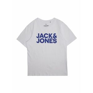 Jack & Jones Junior Tricou 'ECORP' albastru / alb imagine