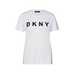 DKNY Tricou 'FOUNDATION - S/S LOGO TEE' negru / alb imagine