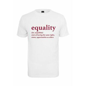 Mister Tee Tricou 'Equality Definition' roșu / alb imagine