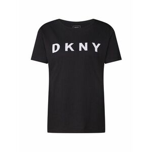 DKNY Tricou 'FOUNDATION' negru / alb imagine