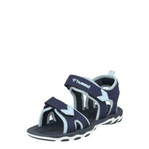 Hummel Pantofi deschiși albastru deschis / negru imagine