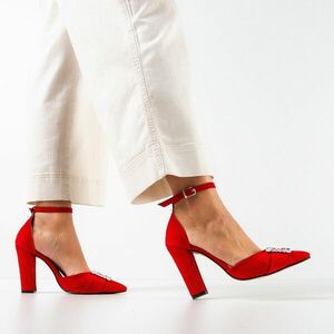 Pantofi dama Dolurum Rosii imagine