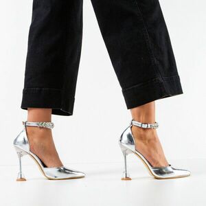 Pantofi dama Mydek Argintii imagine
