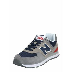new balance Sneaker low albastru închis / gri / gri fumuriu / roșu imagine