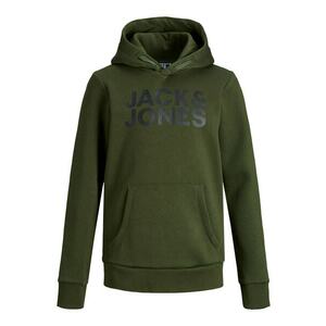 Jack & Jones Junior Bluză de molton verde închis / negru imagine