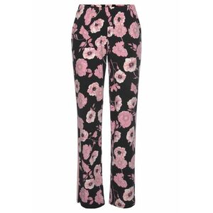 LASCANA Pantaloni de pijama roz / negru imagine