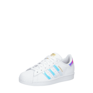 ADIDAS ORIGINALS Sneaker low 'Superstar' albastru neon / auriu / lila / alb imagine