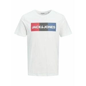 JACK & JONES Tricou albastru / roșu / negru / alb imagine
