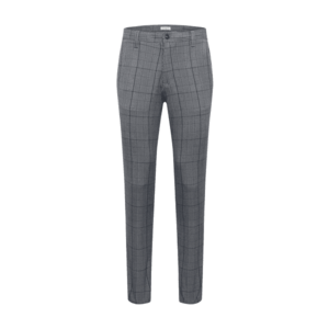 SELECTED HOMME Pantaloni eleganți gri / negru / alb imagine