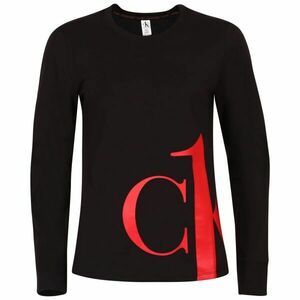 Calvin Klein SLEEP-L/S CREW NECK Tricou cu mânecă lungă damă, negru, mărime L imagine