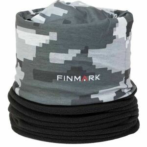 Finmark FSW-227 Fular multifuncțional din fleece, gri, mărime imagine