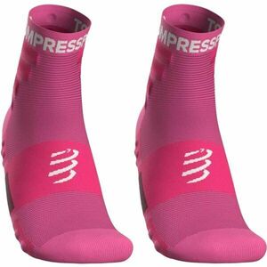 Compressport TRAINING SOCKS 2-PACK Șosete sport, roz, mărime 42-44 imagine