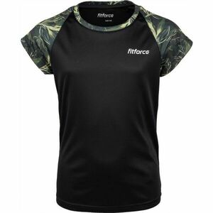 Fitforce MOOGLY Tricou fitness fete, negru, mărime imagine