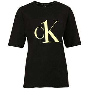 Calvin Klein CK1 COTTON LW NEW-S/S CREW NECK Tricou damă, negru, mărime XS imagine