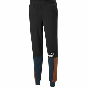 Puma ESS+BLOCK SWEAT PANTS FL Pantaloni de trening bărbați, negru, mărime M imagine