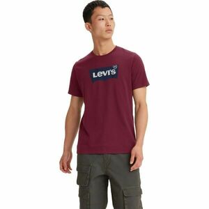 Levi's GRAPHIC CREWNECK TEE Tricou bărbați, vișiniu, mărime M imagine