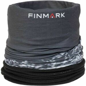 Finmark FSW-215 Fular multifuncțional din fleece, gri închis, mărime imagine