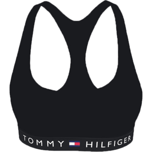Tommy Hilfiger VEL-UNLINED BRALETTE VELOUR Bustieră damă, negru, mărime M imagine
