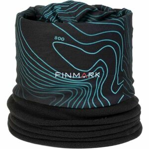 Finmark FSW-232 Fular multifuncțional din fleece, negru, mărime os imagine