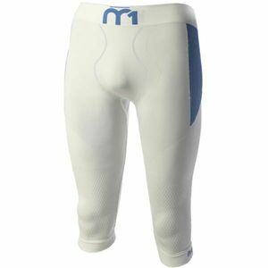 Mico 3/4 TIGHT PANTS M1 SKINTECH Pantaloni termici 3/4 bărbați, alb, mărime imagine