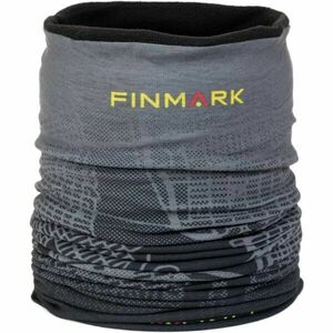 Finmark FSW-250 Fular multifuncțional din fleece pentru copii, gri închis, mărime imagine