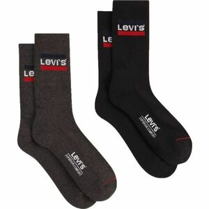 Levi's® REGULAR CUT SPRTWR LOGO 2P Șosete, negru, mărime imagine