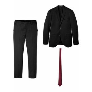 Costum: sacou, pantaloni slim, cravată imagine