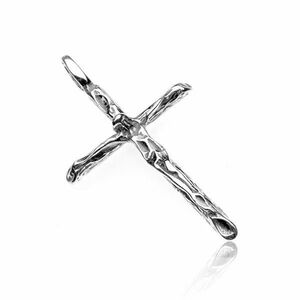 Pandantiv argint 925 - Isus Hristos pe cruce, stil antichizat imagine