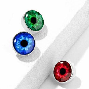 Piesă de schimb pentru implant din oțel chirurgical, ochi colorat, culoare argintie, 1, 6 mm - Culoare: Albastru imagine
