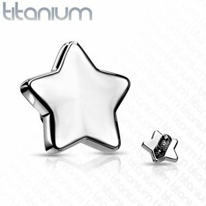 Cap de înlocuire pentru implant din titan, steluță 4 mm, grosime 1, 6 mm imagine