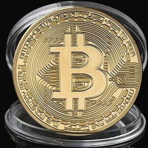 Monedă Bitcoin - Auriu KP3144 imagine