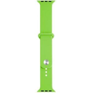 Curea compatibila Apple Watch 1/2/3/4, silicon, 38/40mm Verde imagine