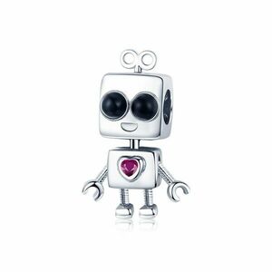 Talisman din argint Boy Robot imagine