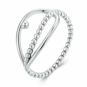 Inel din argint Silver Simple Beads imagine