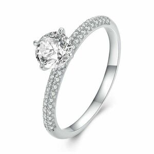 Inel din argint Engagement Shiny Crystal imagine